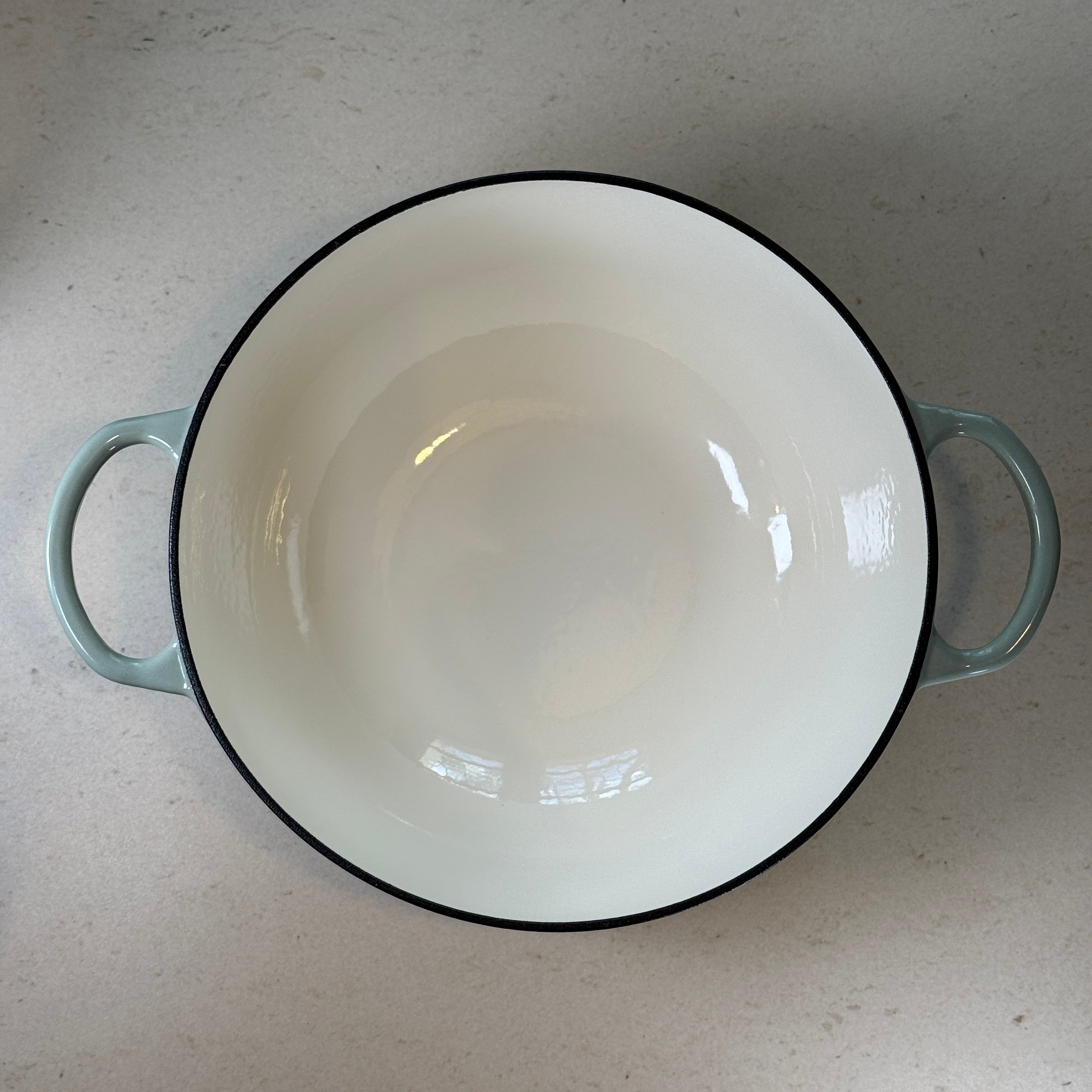 Marmite ronde en fonte émaillée – Vert Sauge