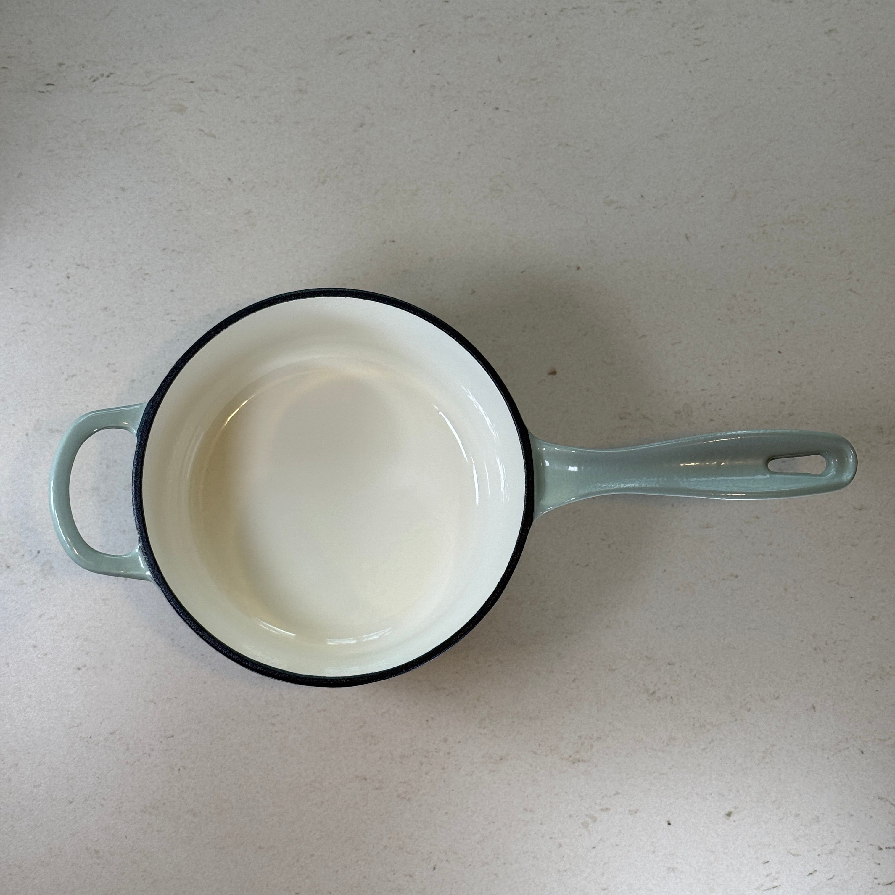 Casserole ronde en fonte émaillée – Vert Sauge