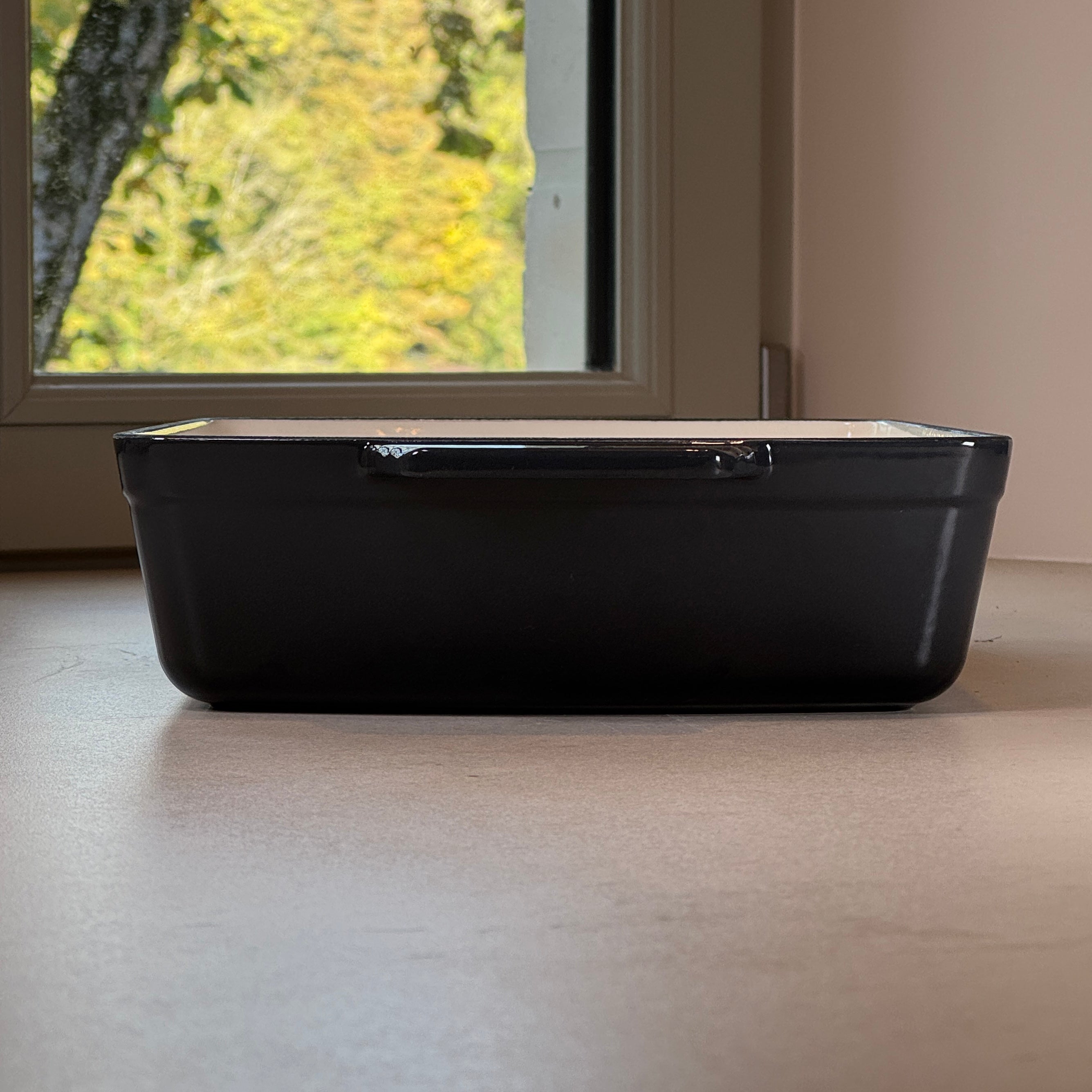 Plat à rôtir rectangulaire en fonte émaillée – Gris Truffe