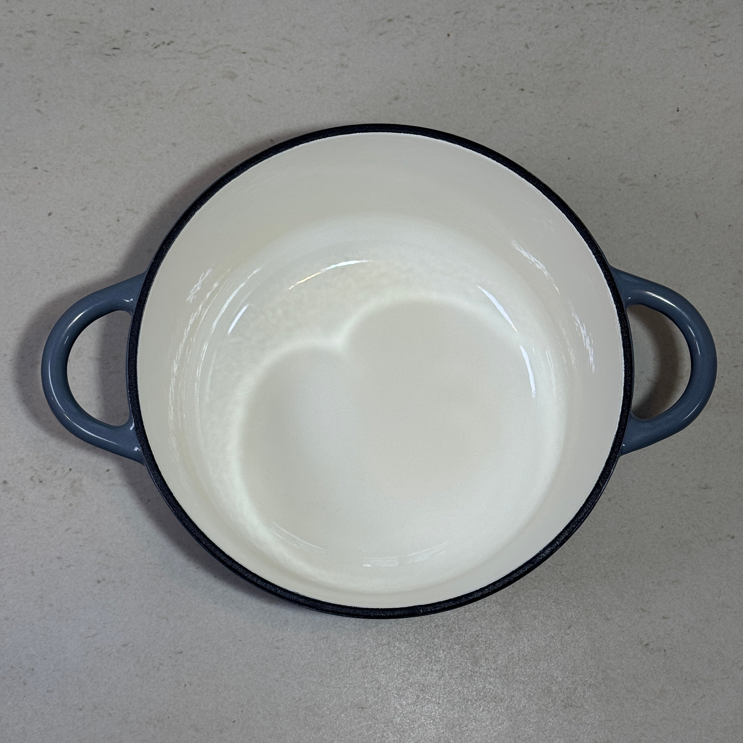 Cocotte ronde en fonte – Gris Anthracite