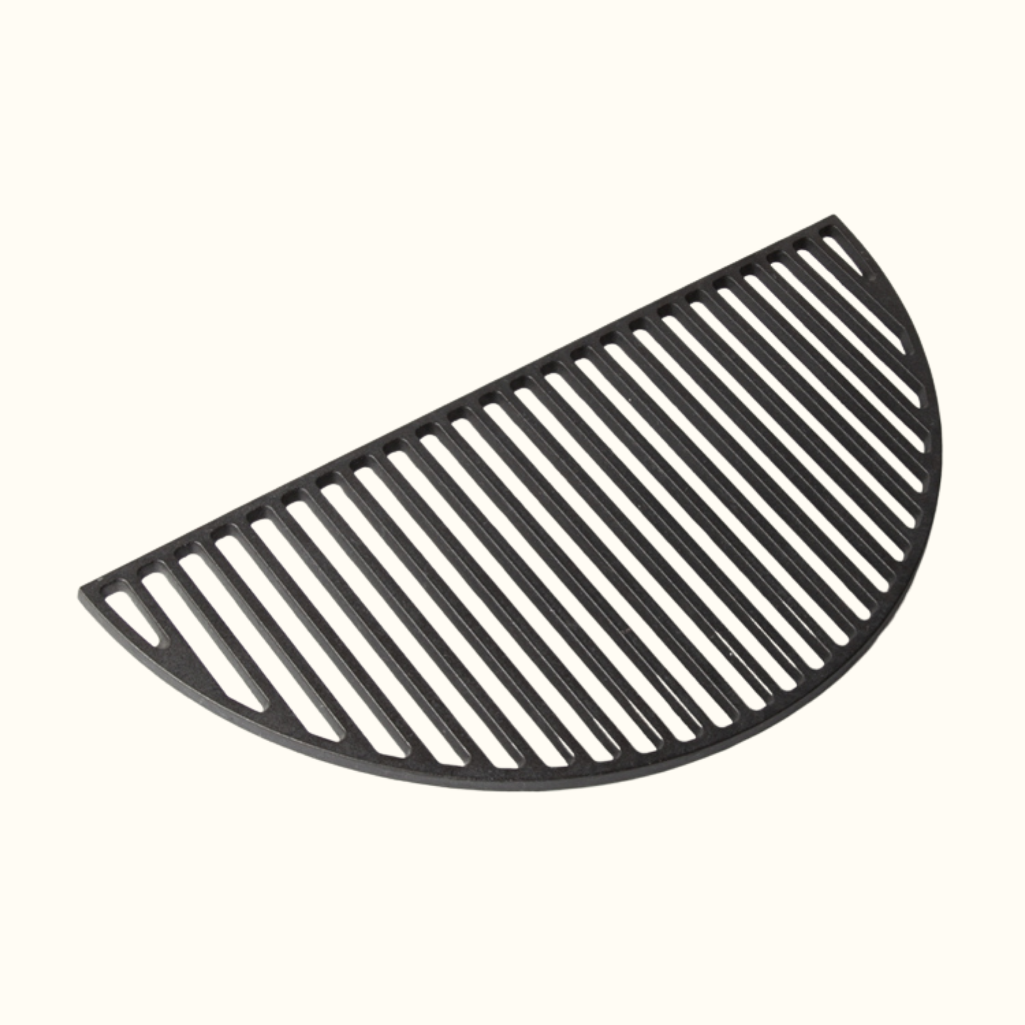 Demi-grille en fonte pour barbecue kamado