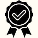 Logo garantie à vie limite fonte