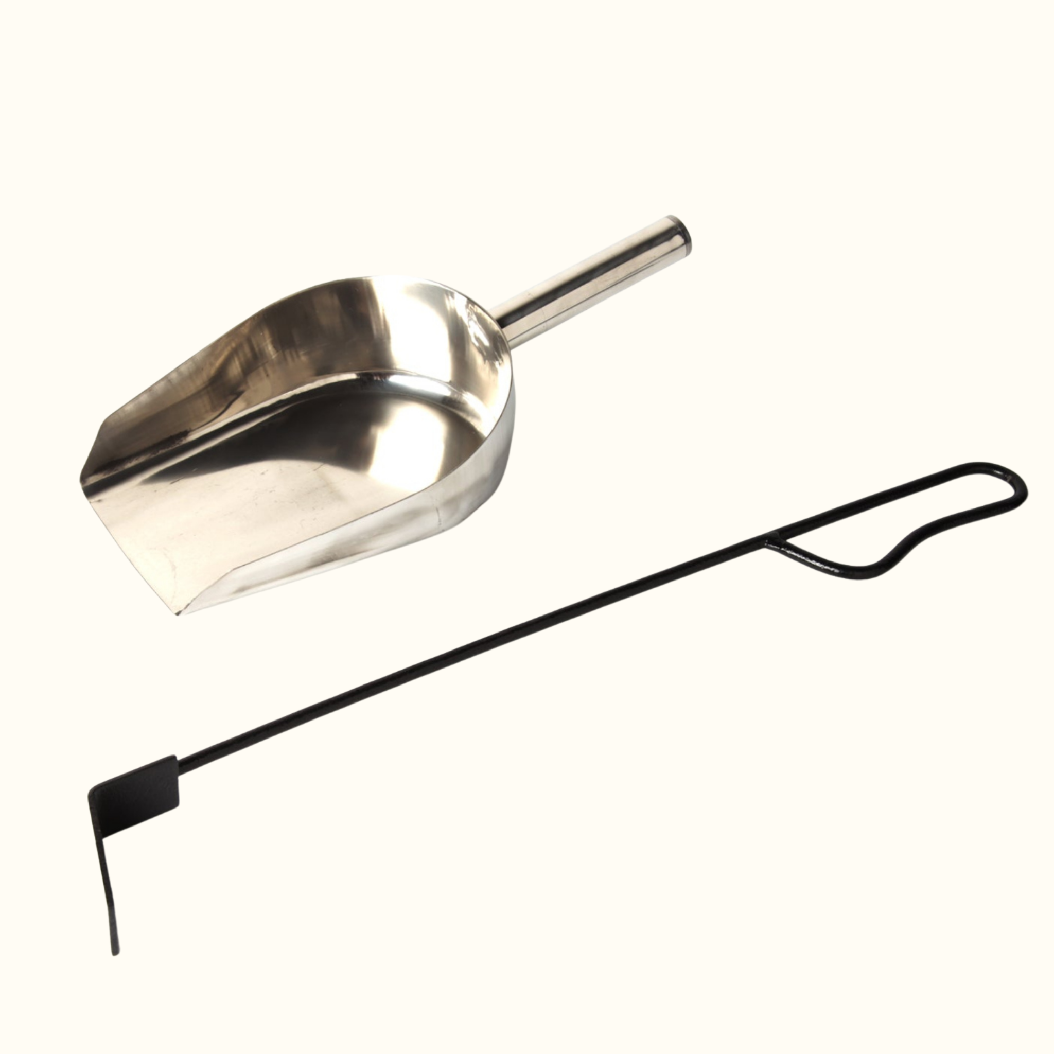Set tire cendres et pelles pour barbecue kamado