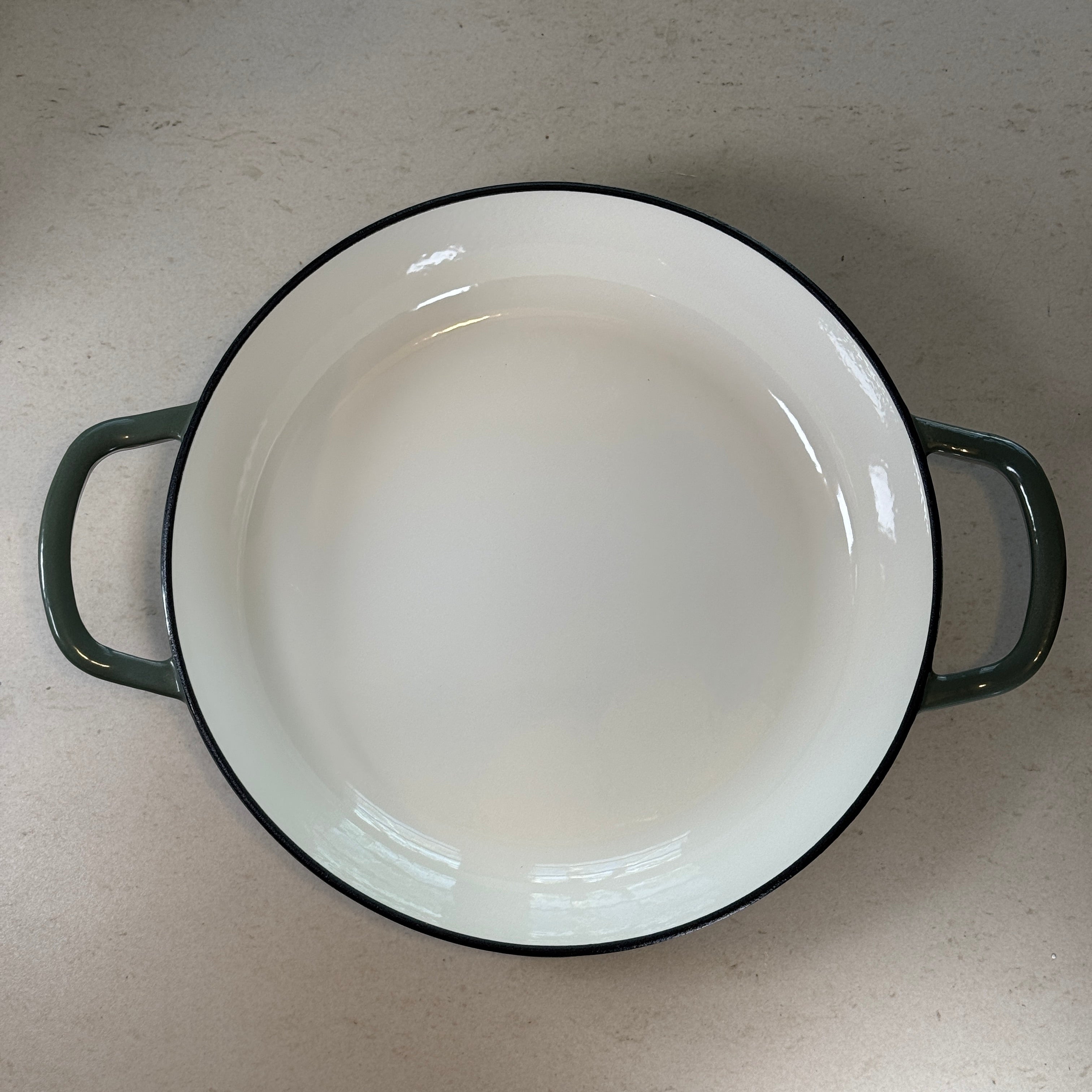 Faitout en fonte émaillée - Vert Sapin