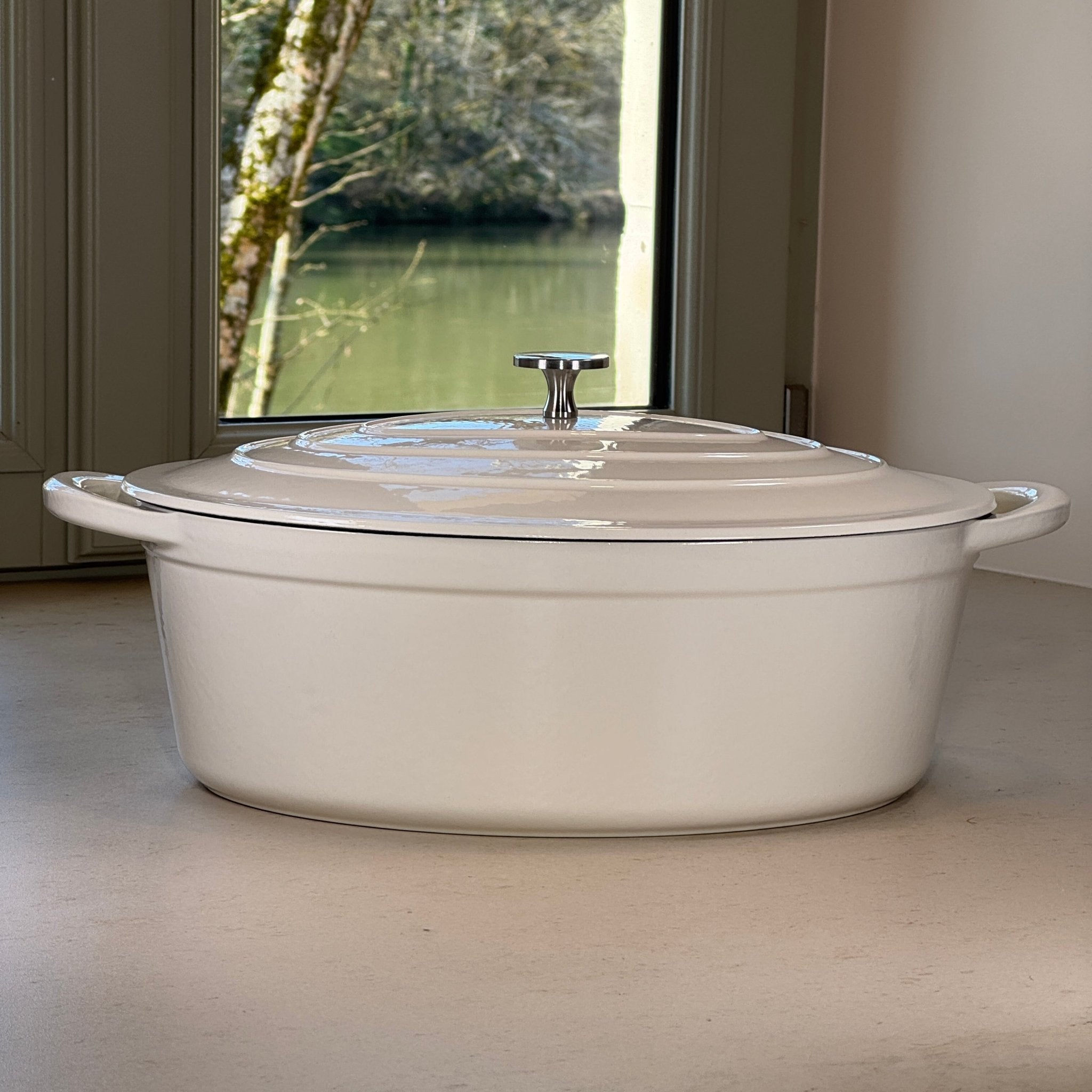 Bouton argenté brillant adaptable sur tous les couvercles