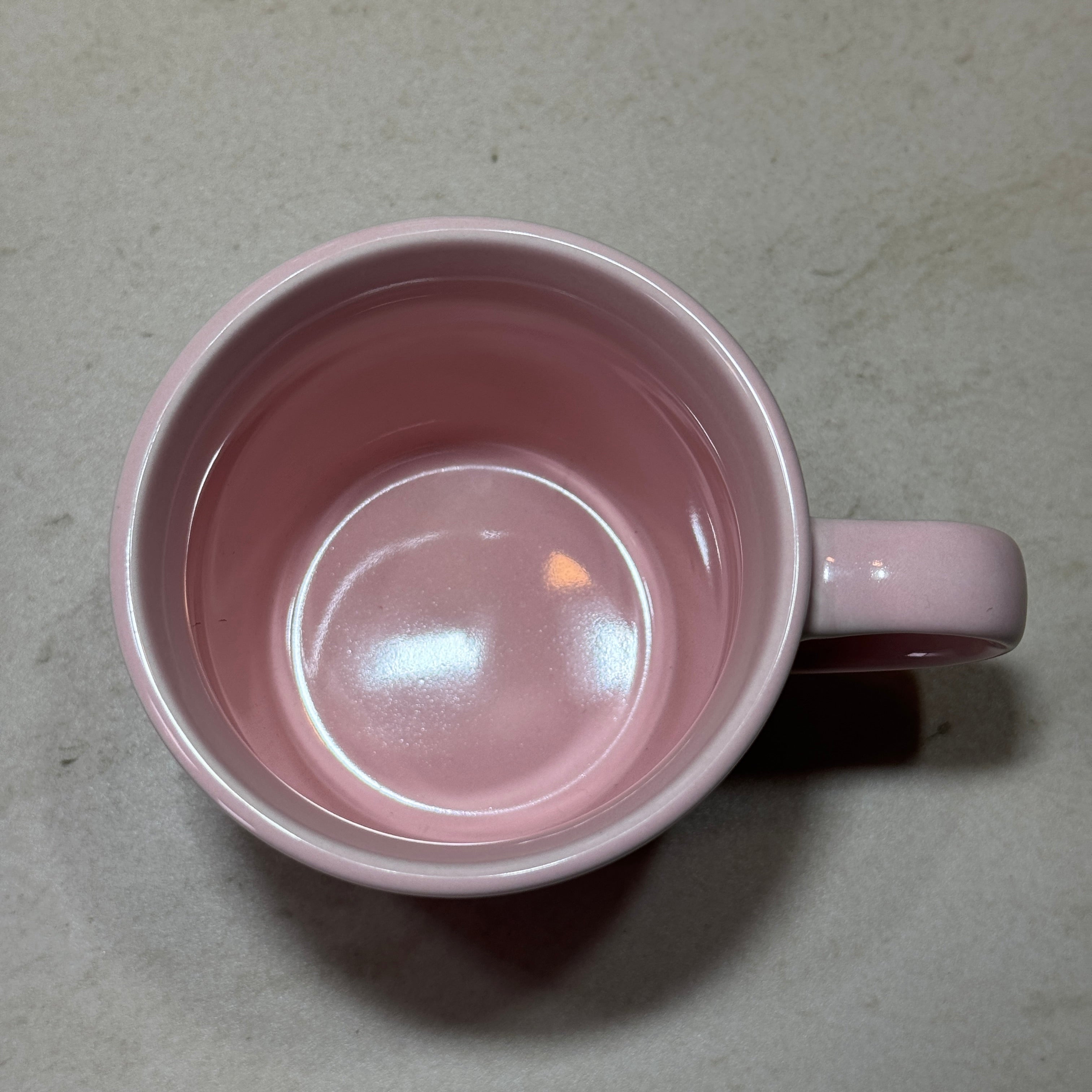 Mug en céramique émaillée - Rose