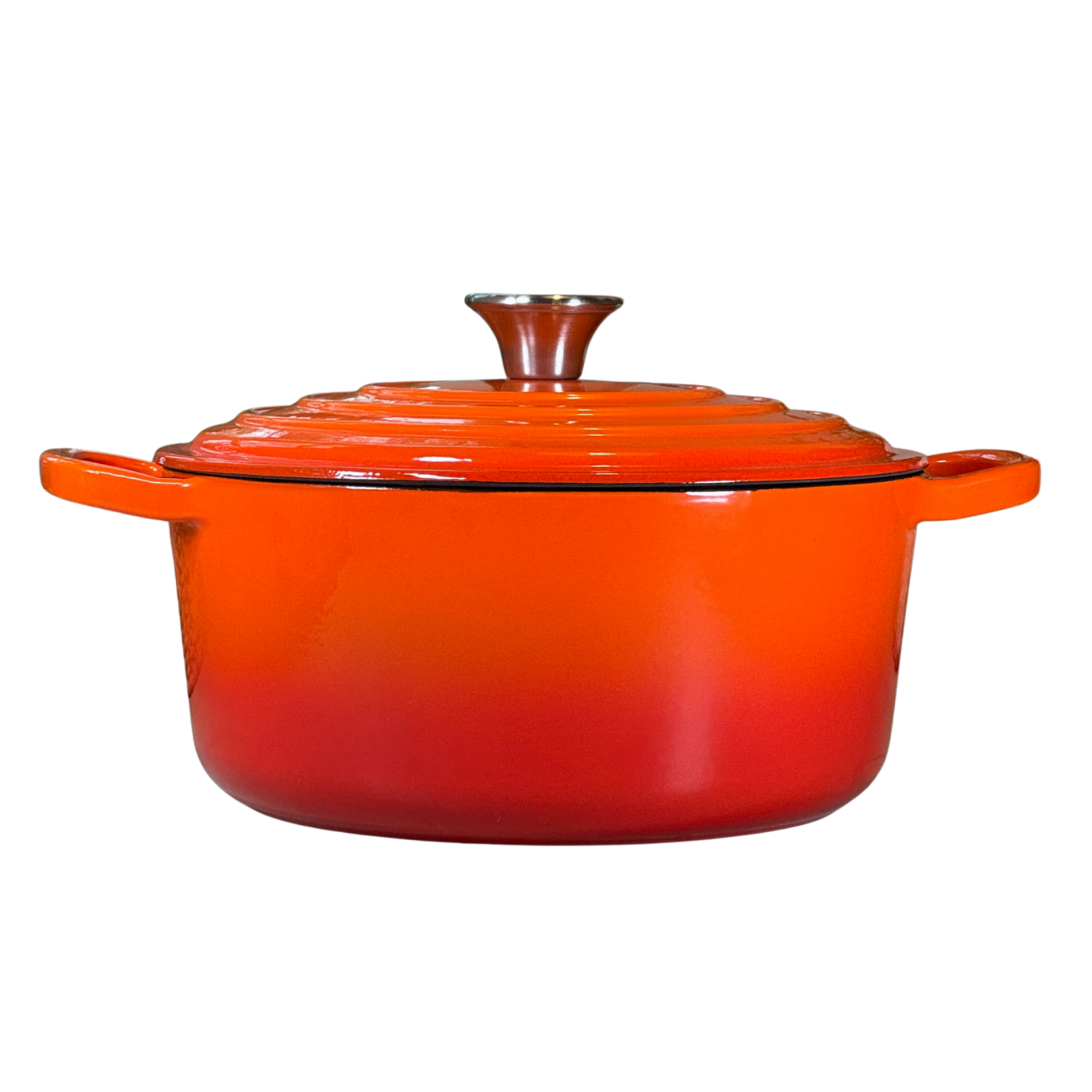 Cocotte fonte émaillée Orange