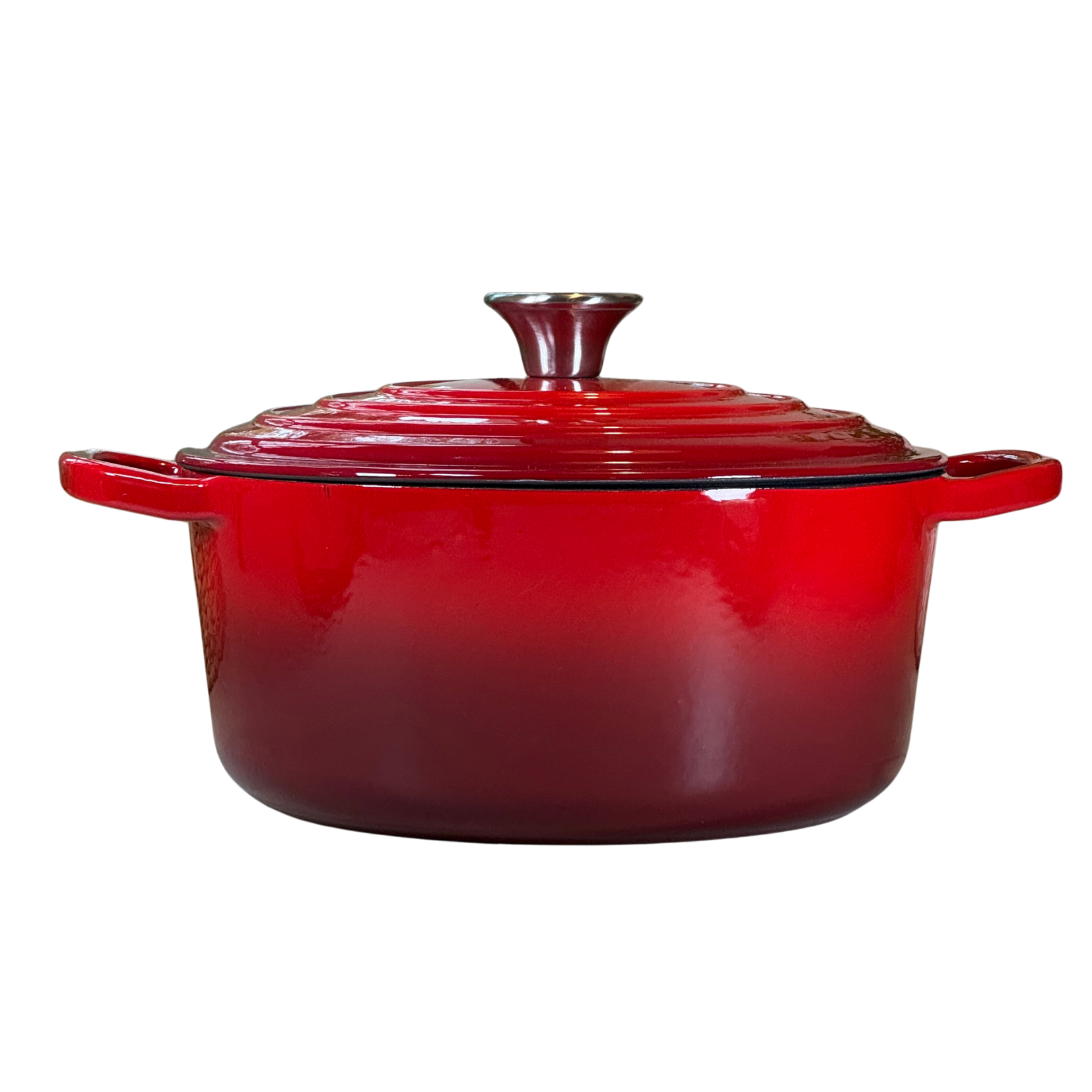 Cocotte fonte émaillée Rouge Cerise