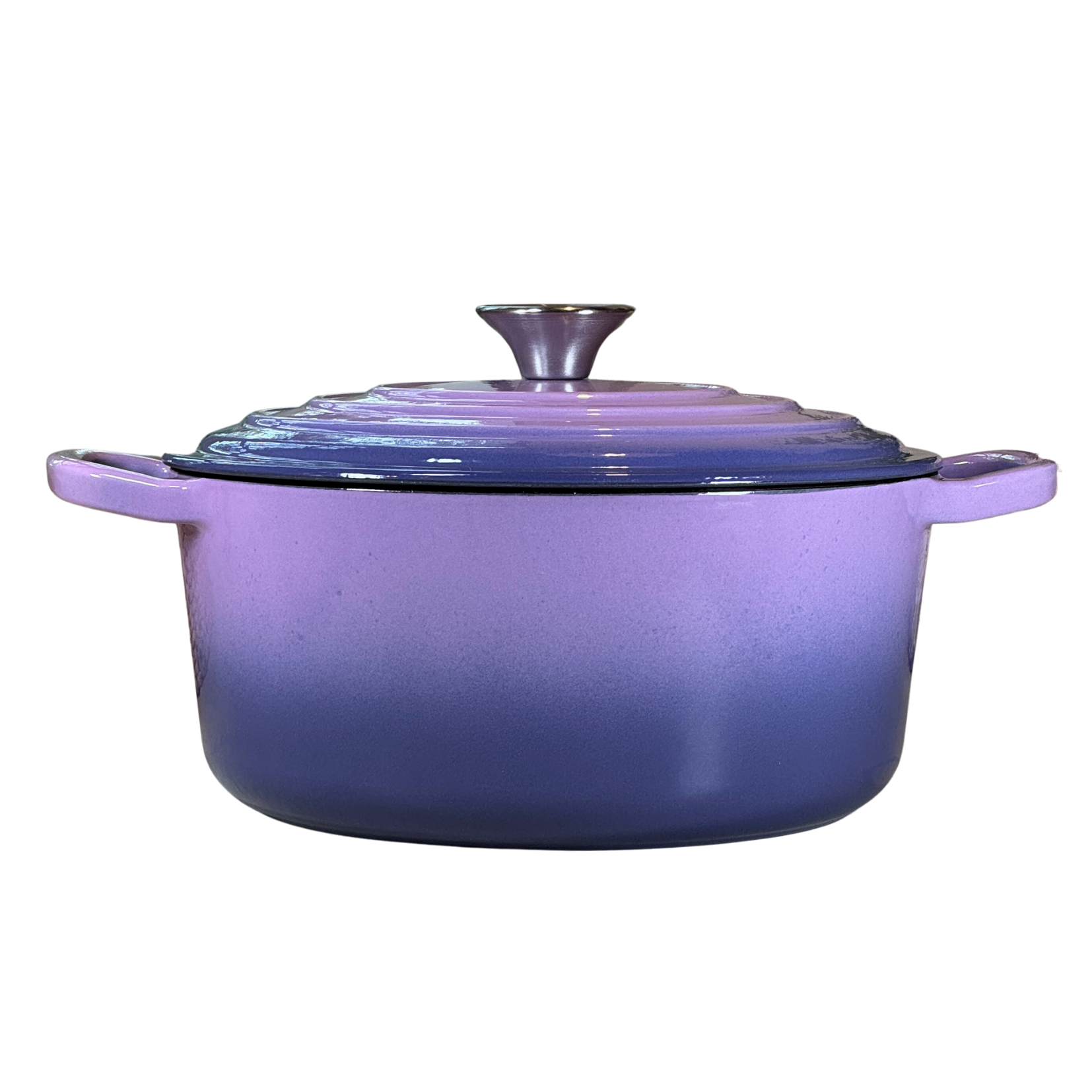 Cocotte fonte émaillée Violet Prune
