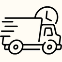 Logo camion livraison rapide