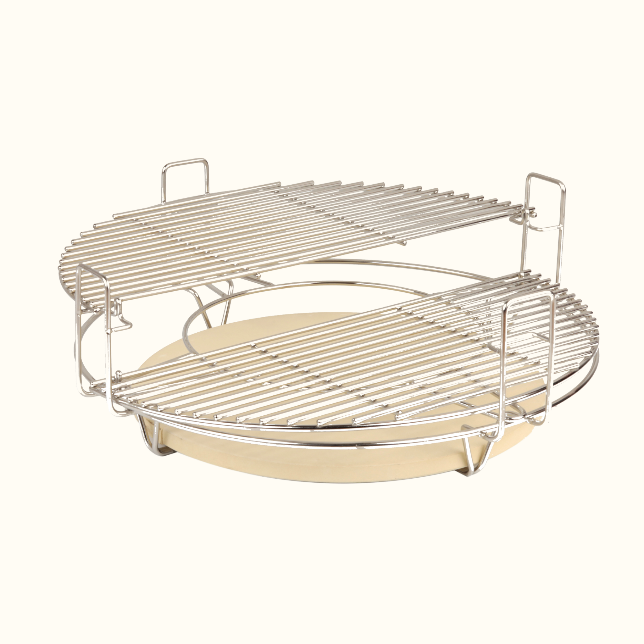 Système divide et conquer pour barbecue kamado